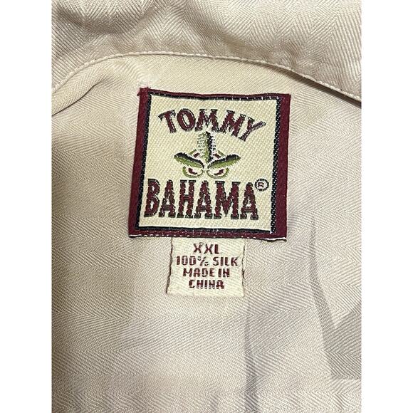 Tommy Bahama Silk Button Hawaiian XXL Mens Short Sleeve Shirt Palm Tree - Picture 3 of 7